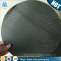 China Industrial 60 Mesh 80 Mesh Circle Black Wire Cloth Dutch Weave Wire Mesh